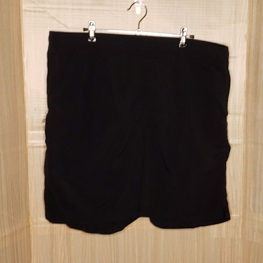 Lands' End Mens Black Swim Trunks XL